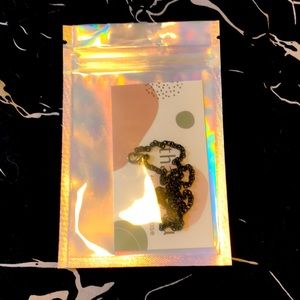 Black chain necklace